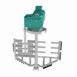 Stainless steel mixing tank with agitator 2