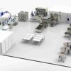 Ligne complète de production de fromage mozzarella InoxBey, modèle 18