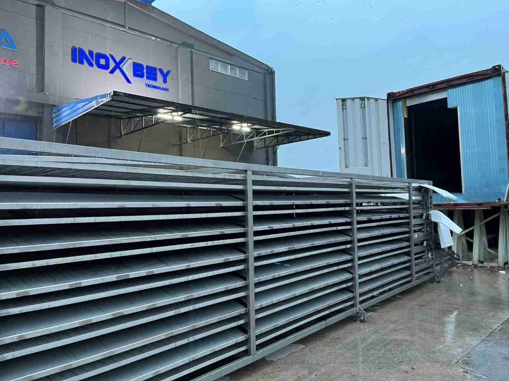 Inoxbey IQF Processing Line Individual Quick Freezing Instant Quick Freezer Machine 100-250kg/h
