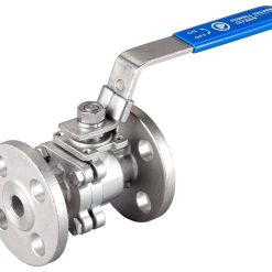 2pc Flanged Stainless Steel Ball Valve Inline
