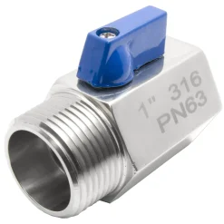 316 Stainless Steel FxF NPT Mini Ball Valve