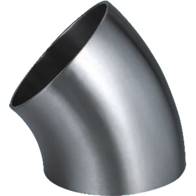 45° Stainless Elbow with Welding Connection