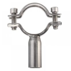 Unsupervised Hanger Clamp with Stainless Pipe Handle 38mm 304 Double Bolt