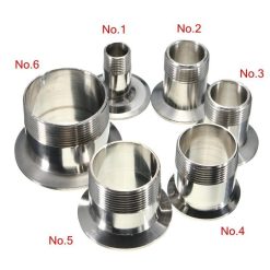 Stainless Steel Collar Short Ferrule Sanitary Fitting 304