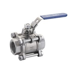 Stainless Steel Standard Type 3-Piece Full Port Ball Valve